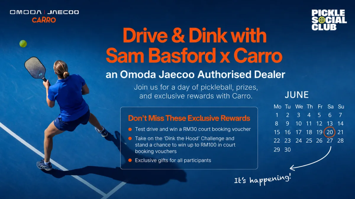 Carro impulsa el pickleball con evento Drive & Dink y test drives de Omoda Jaecoo