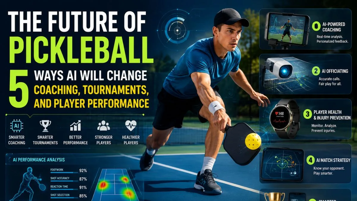 Cómo la inteligencia artificial transformará el pickleball en un deporte más competitivo y justo