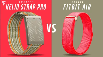 Fitbit Air y Amazfit Helio redefinen el mercado de wearables biométricos sin pantalla