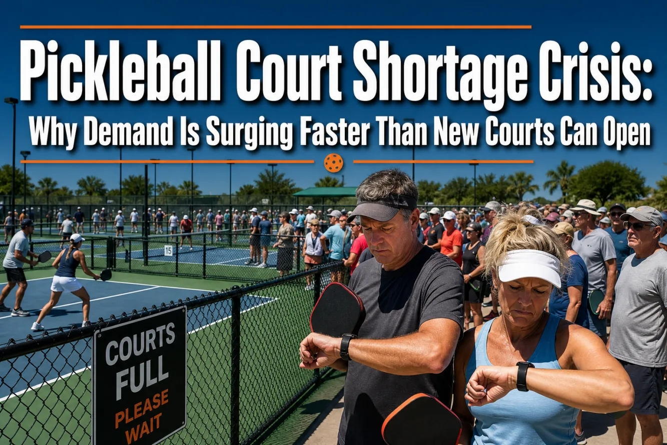 La crisis de escasez de canchas de pickleball pone en jaque el crecimiento explosivo del deporte