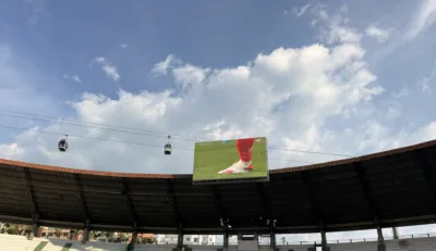 Modernizan Estadio Palogrande con nueva pantalla gigante tras culminar pruebas técnicas