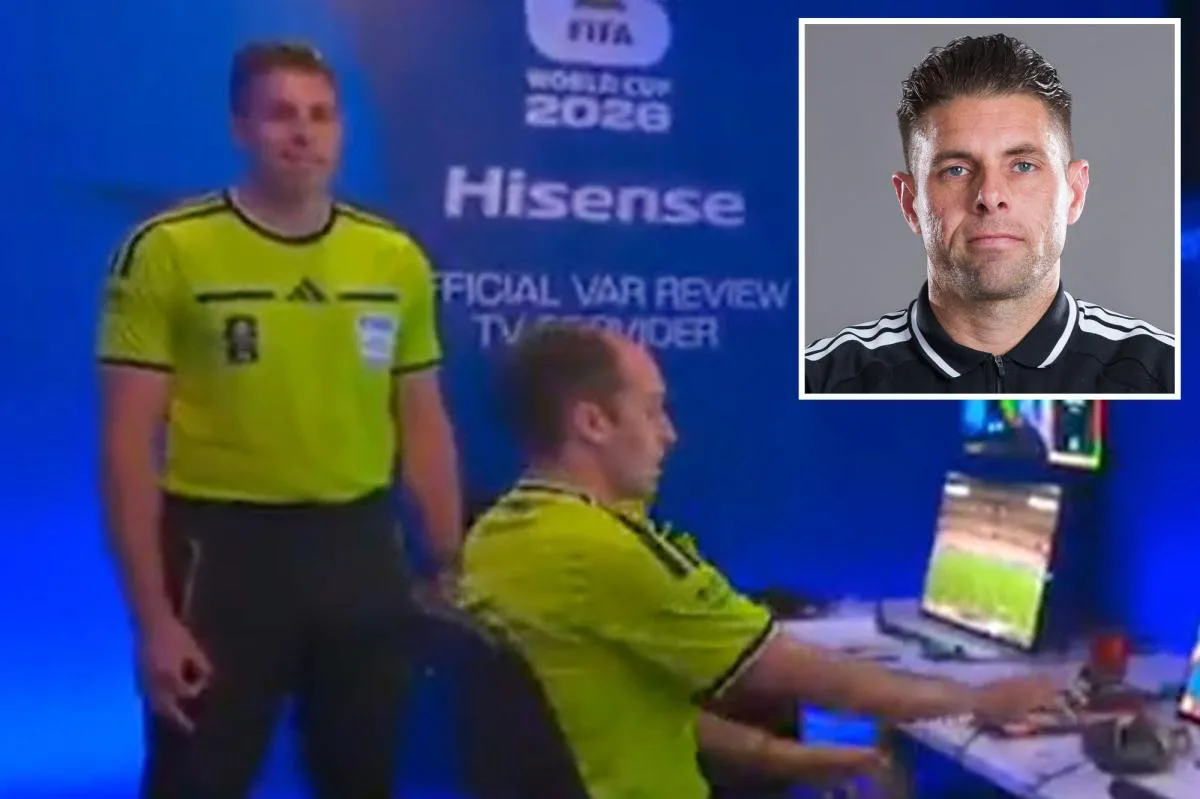 Oficial VAR australiano bajo escrutinio por gesto controvertido en Mundial
