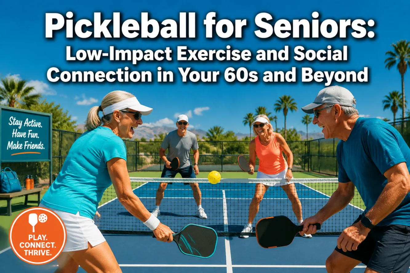 Pickleball gana terreno entre adultos mayores por ejercicio de bajo impacto y beneficios sociales
