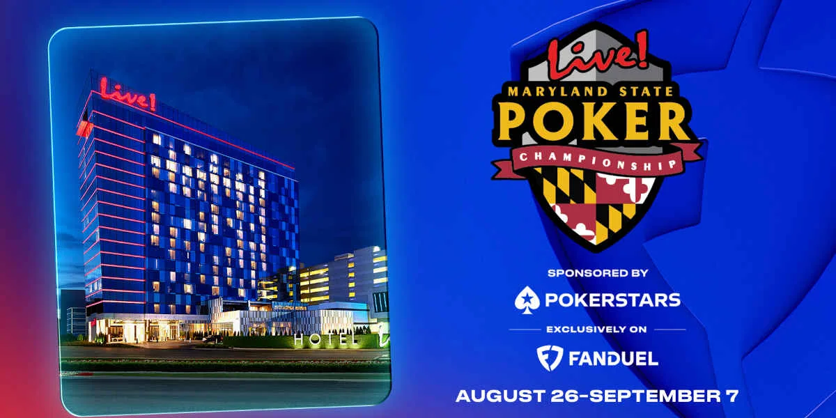 PokerStars on FanDuel impulsa el Maryland State Poker Championship con patrocinio principal