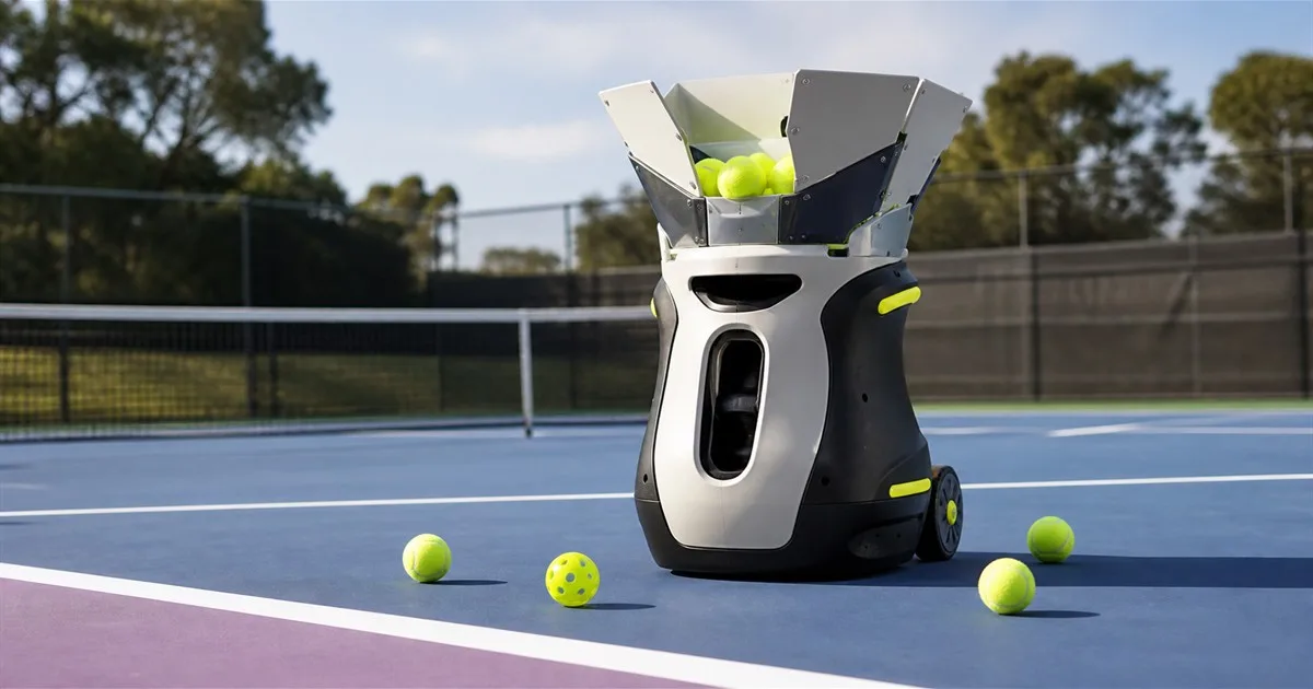 Robot de IA para entrenamiento en tenis, pickleball y pádel revoluciona las prácticas individuales