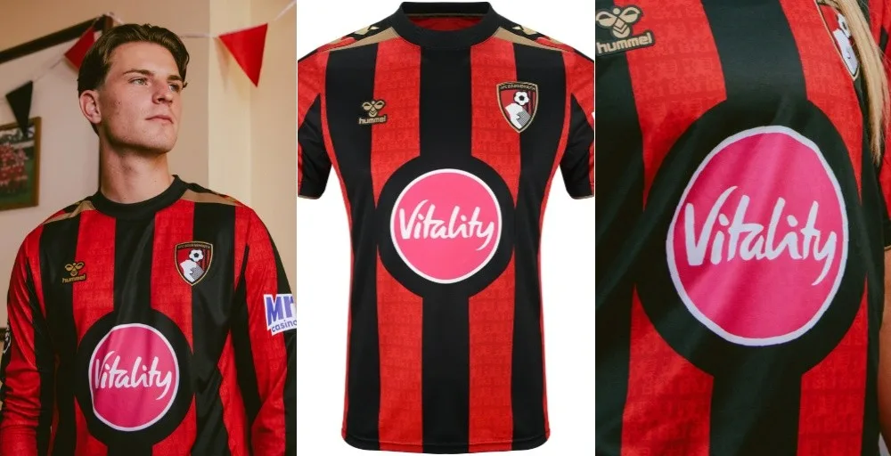 AFC Bournemouth presenta su nueva camiseta con Hummel y Vitality como patrocinador principal