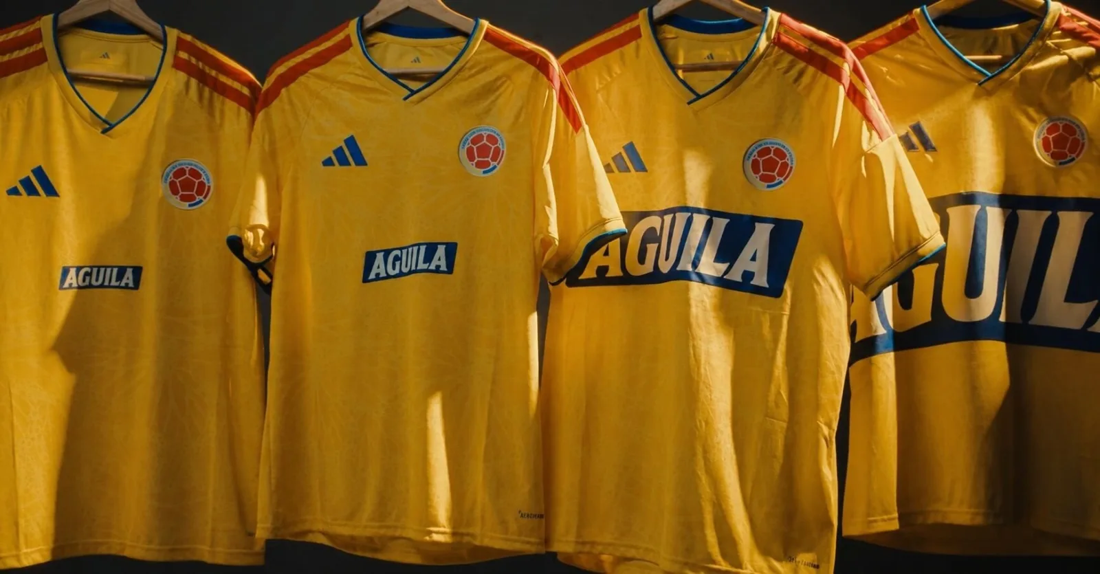 Aguila revoluciona el patrocinio en la camiseta de Colombia con descuentos por el tamaño de su logo