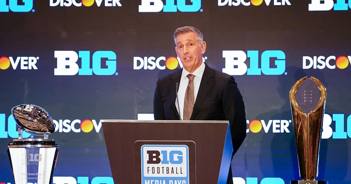 Big Ten apuesta por un playoff de fútbol americano universitario de 24 equipos y descarta ruptura con la NCAA