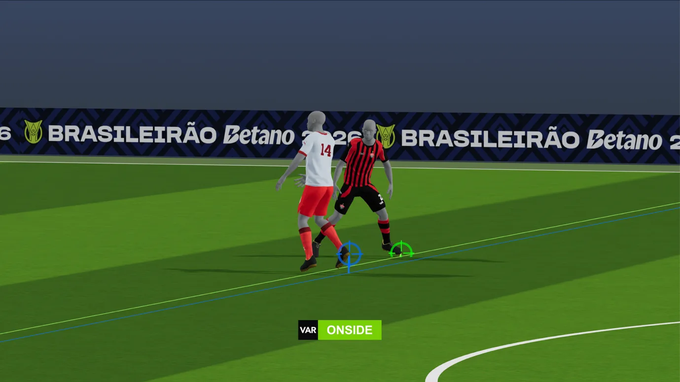 CBF inicia uso de tecnología semiautomatizada para fuera de juego en la Serie A brasileña