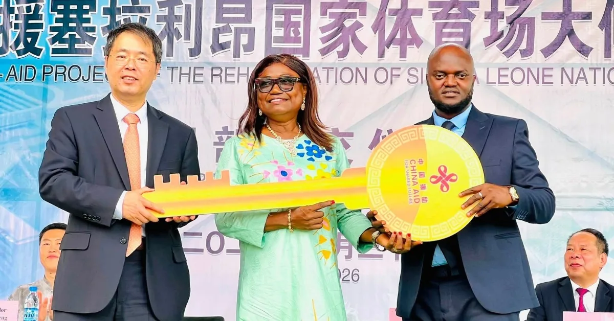 China entrega parcialmente instalaciones renovadas del Estadio Nacional Siaka Stevens en Sierra Leone