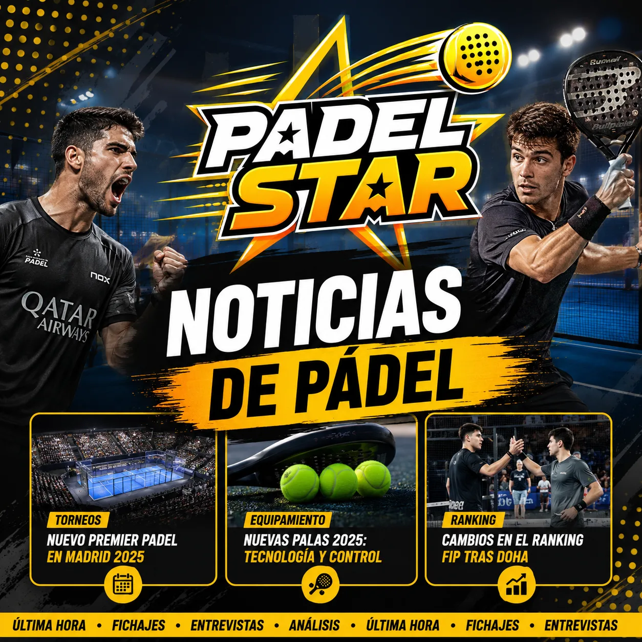 Cuadro final confirmado en Premier Padel Málaga P1 genera alta expectativa en el sector