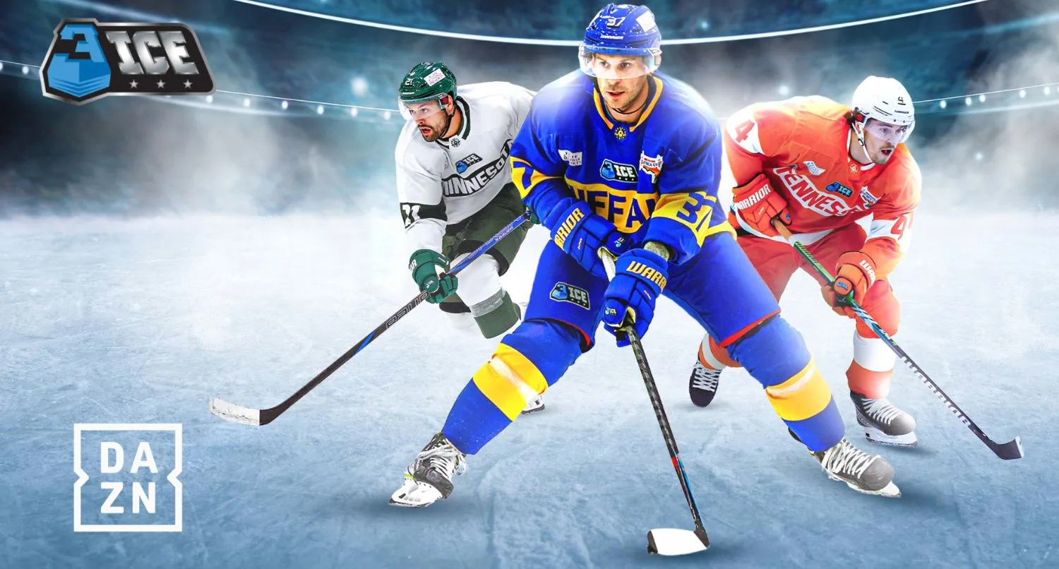 DAZN amplía su oferta en EE. UU. con la incorporación de la liga de hockey 3ICE