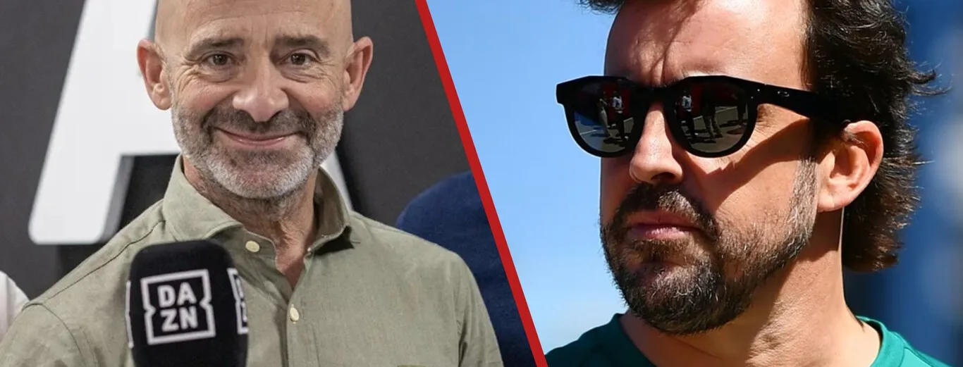 DAZN intenta captar declaraciones de Fernando Alonso con micrófonos junto a la Fórmula 1 pero sin éxito en español