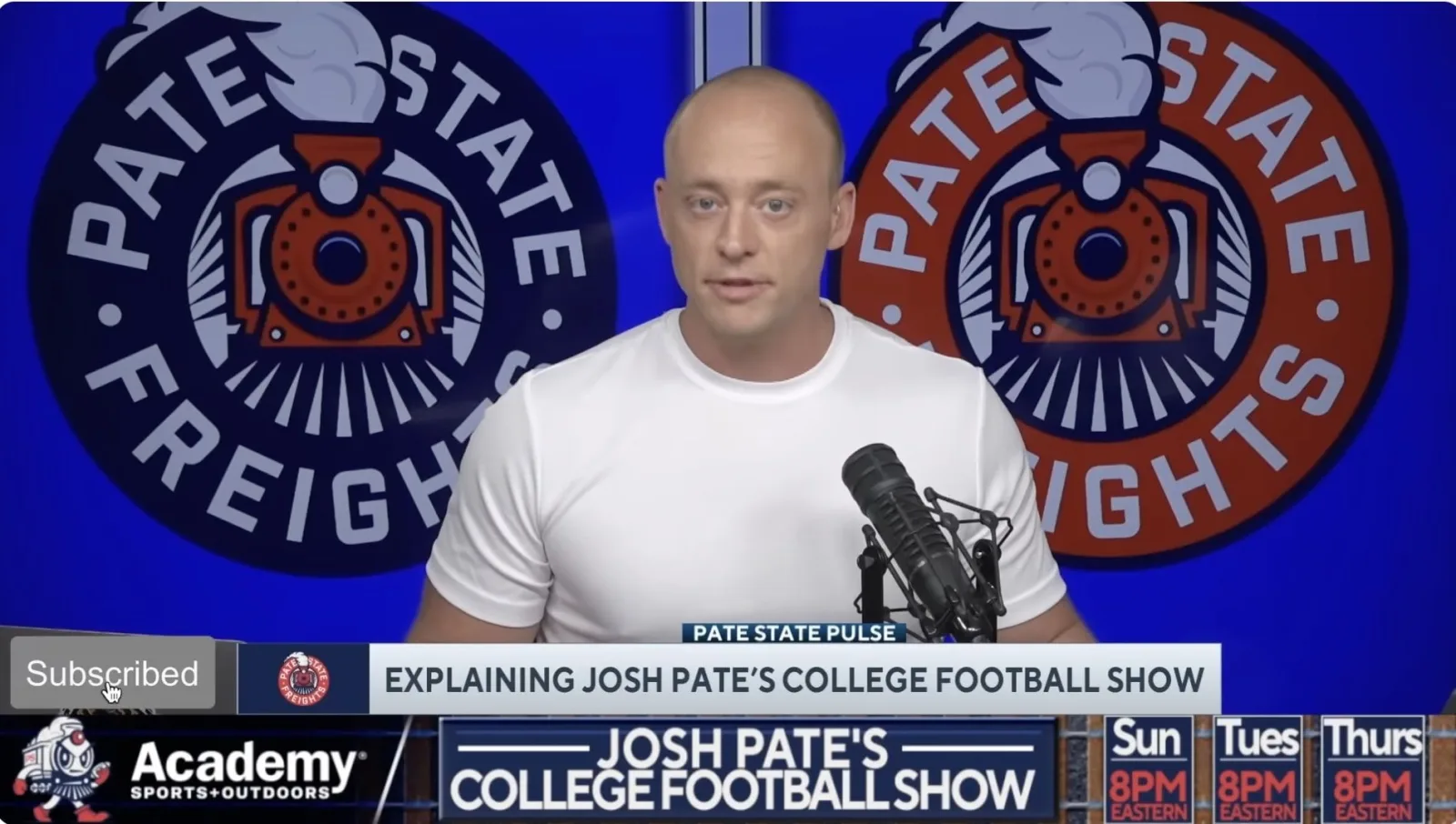 Josh Pate explica su decisión de entrevistar al presidente Trump sobre fútbol universitario
