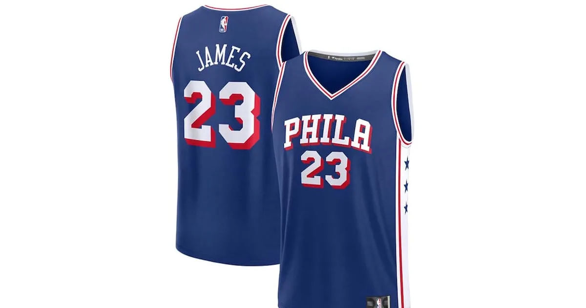 La camiseta de LeBron James con Sixers establece un nuevo récord de ventas en Fanatics