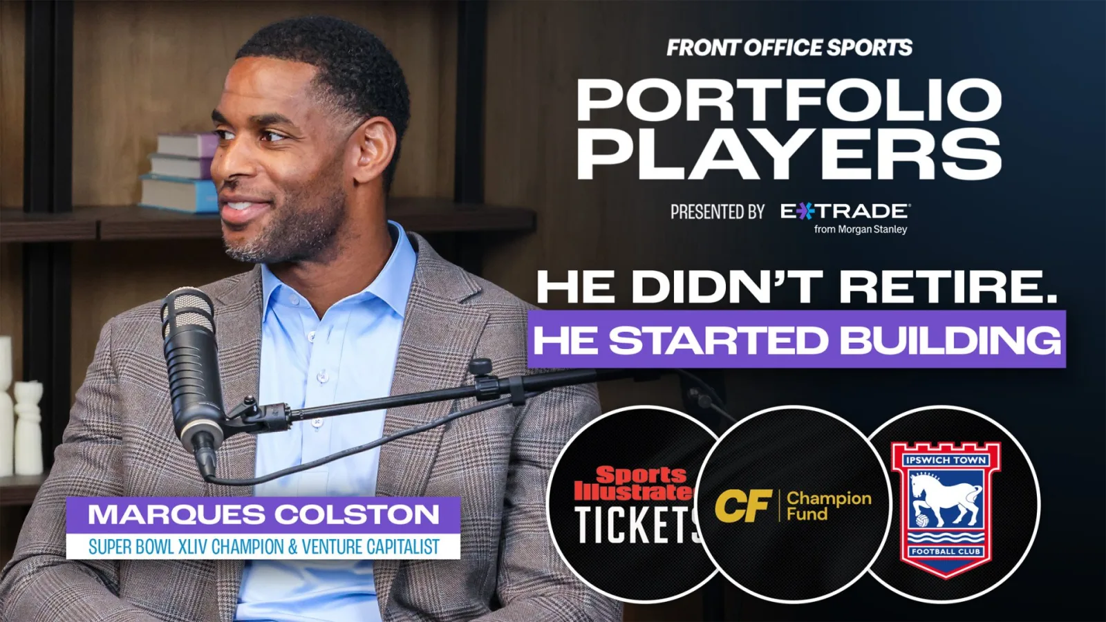Marques Colston impulsa inversión en deportes con fondo para atletas y público general