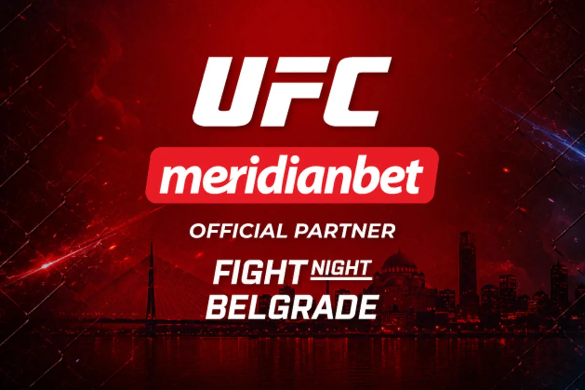 Meridianbet se convierte en patrocinador oficial del UFC Fight Night en Belgrado