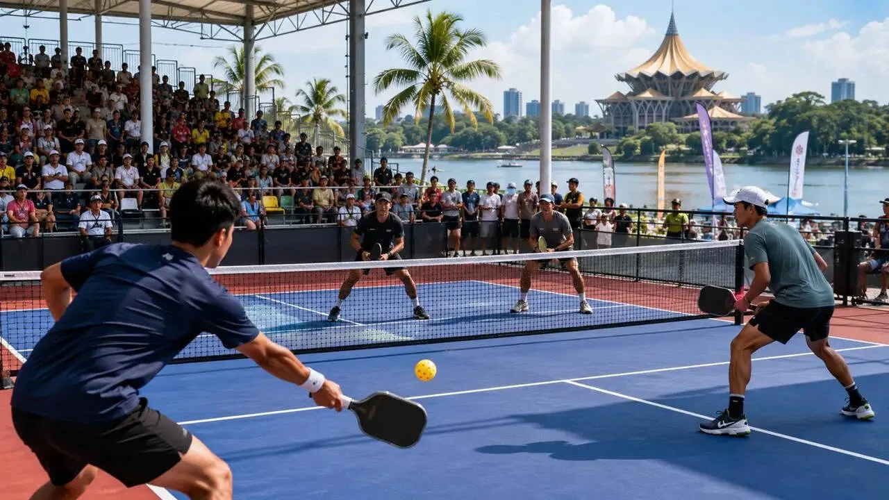 Sarawak impulsa el pickleball en Asia con un torneo internacional de gran envergadura