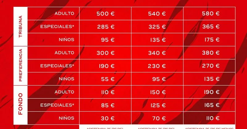 UD Almería mantiene precios y anuncia fechas clave para la campaña de abonos 26-27