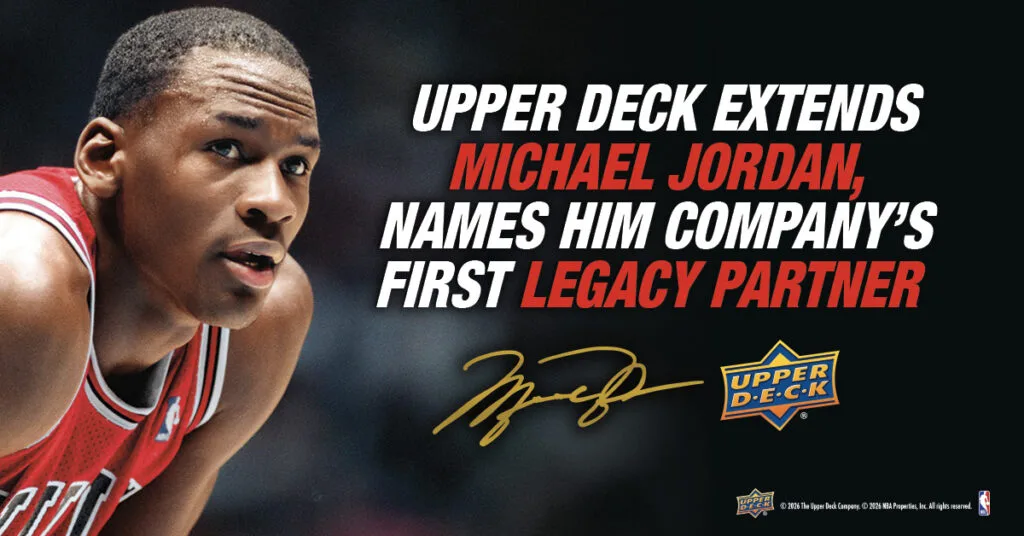 Upper Deck amplía su alianza exclusiva con Michael Jordan y destina parte de las ventas a Boys & Girls Clubs of America