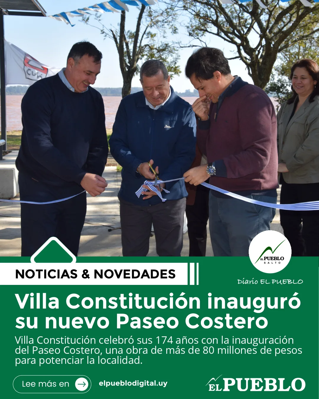 Villa Constitución impulsa el turismo con un nuevo Paseo Costero tras inversión pública mayor a 80 millones