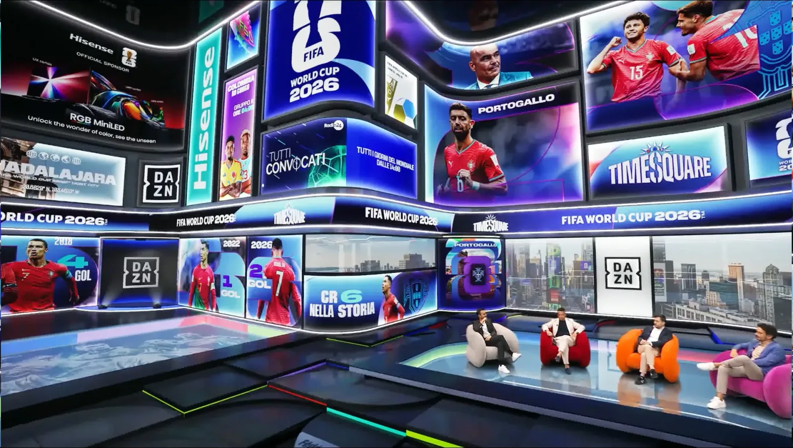 wTVision impulsa la producción en directo del Mundial 2026 con DAZN, Sport TV y ZAP