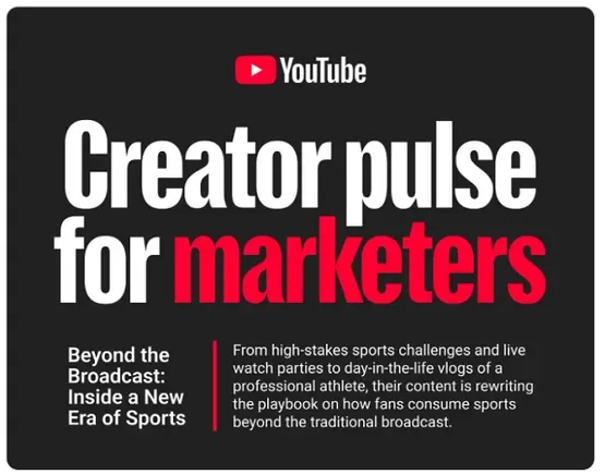 YouTube refuerza el valor de los creadores deportivos para alianzas de marca