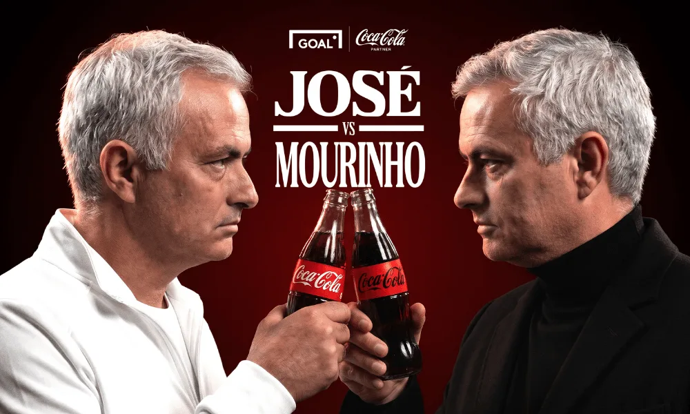 Coca-Cola y Footballco lanzan José vs Mourinho, contenido AI para el Mundial de la FIFA