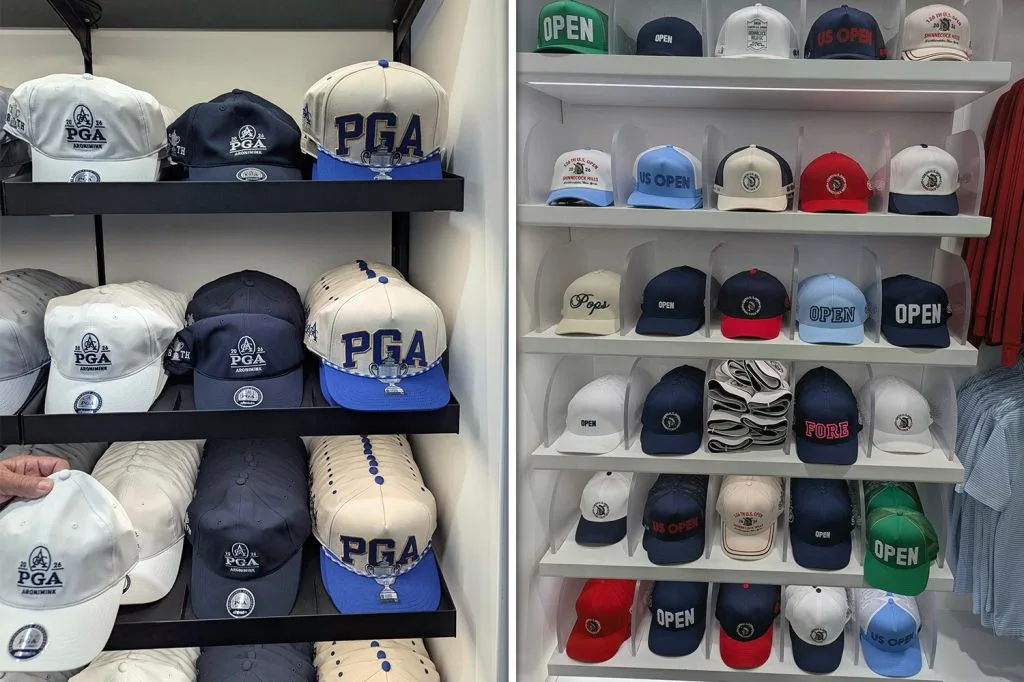 El auge de las gorras llamativas redefine la moda en el golf profesional