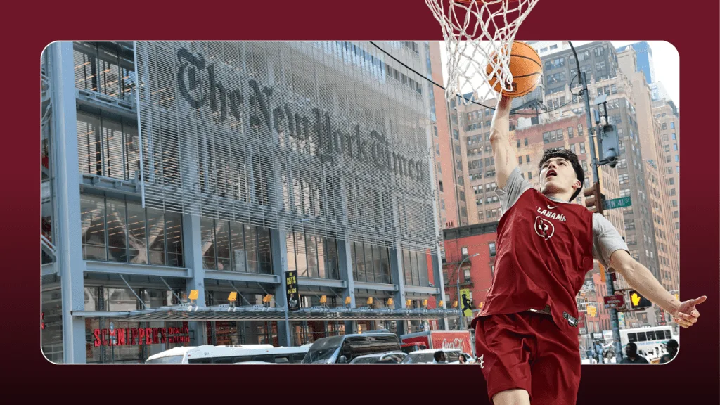 Jurado condena a The New York Times a pagar $9.25 millones a exjugador de Alabama por difamación