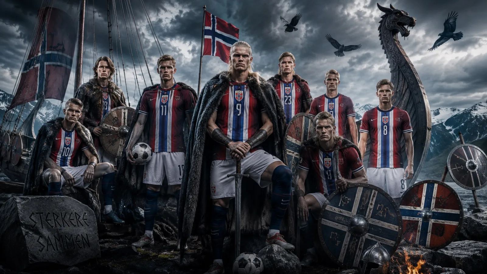 La campaña visual de Noruega genera debate sobre símbolos históricos y marketing deportivo