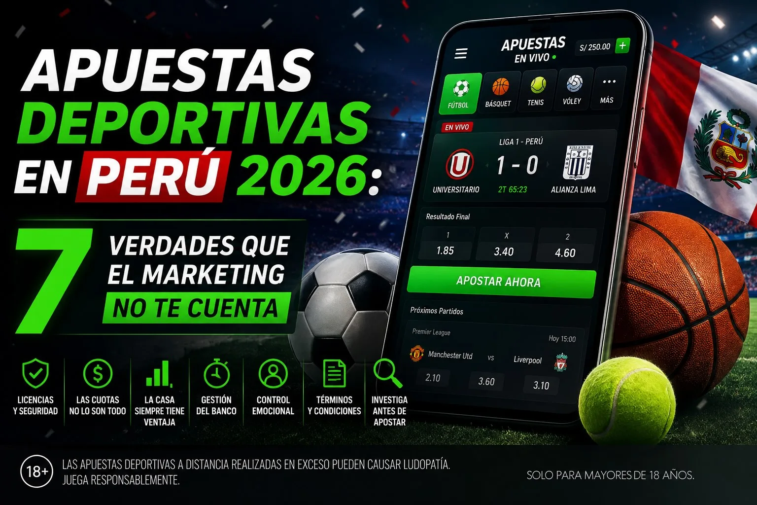 Mercado de apuestas deportivas en Perú en 2026: claves del negocio y riesgos sociales
