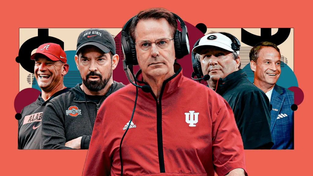 Curt Cignetti encabeza la lista de entrenadores mejor pagados del fútbol americano universitario en 2026