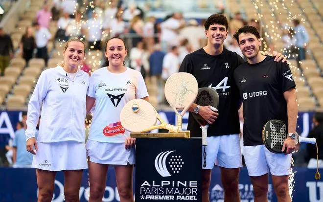 Distribución de premios y puntos en el París Major de Premier Padel