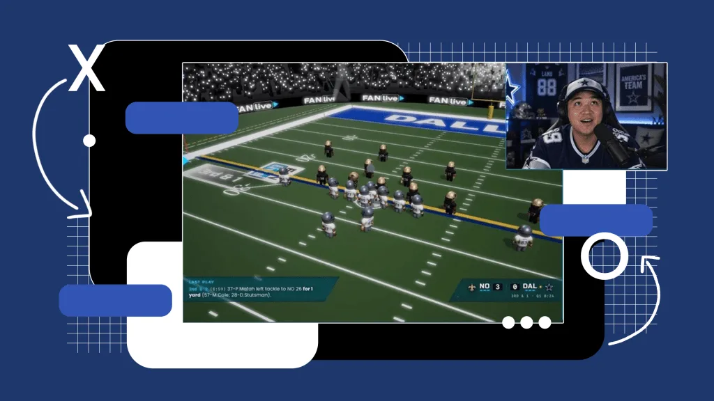 La NFL impulsa retransmisiones animadas con datos 3D para streamers afines al público joven