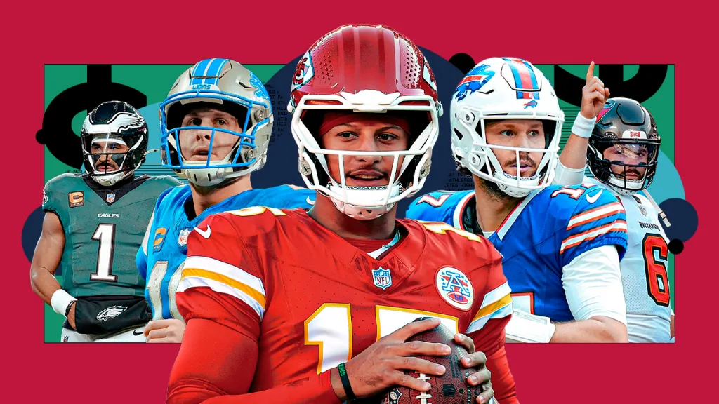 Los 20 jugadores mejor pagados de la NFL en 2026 superan los 40 millones de dólares