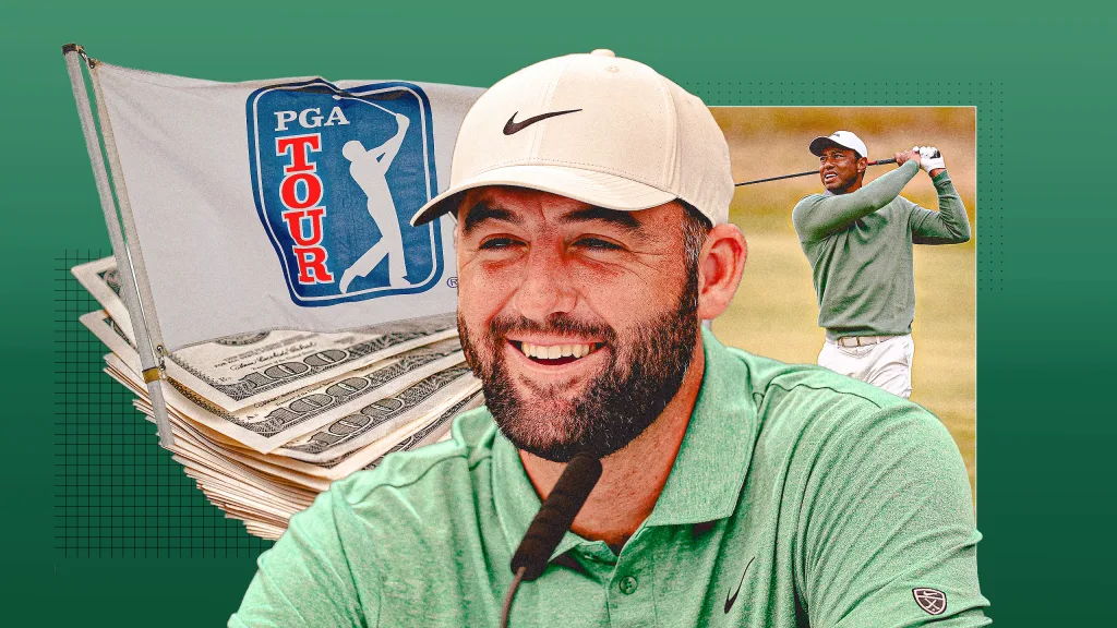 Scottie Scheffler supera a Tiger Woods como líder histórico en ganancias de la PGA Tour