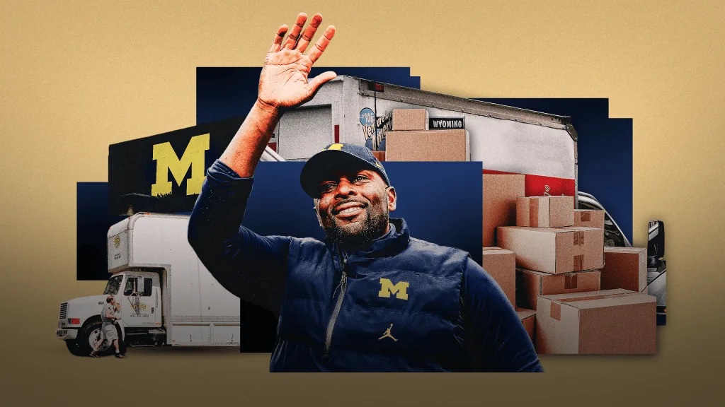 Michigan documenta el contenido de 46 cajas con pertenencias del exentrenador Sherrone Moore
