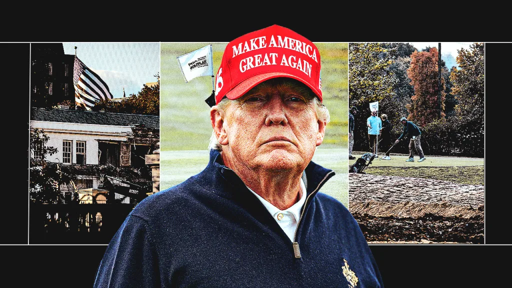 Un juez federal frena los planes de Trump para remodelar un campo de golf en Washington